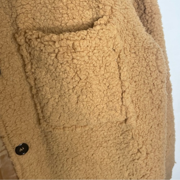 Tan Sherpa Teddy Bear Jacket New with tags - Picture 4 of 7
